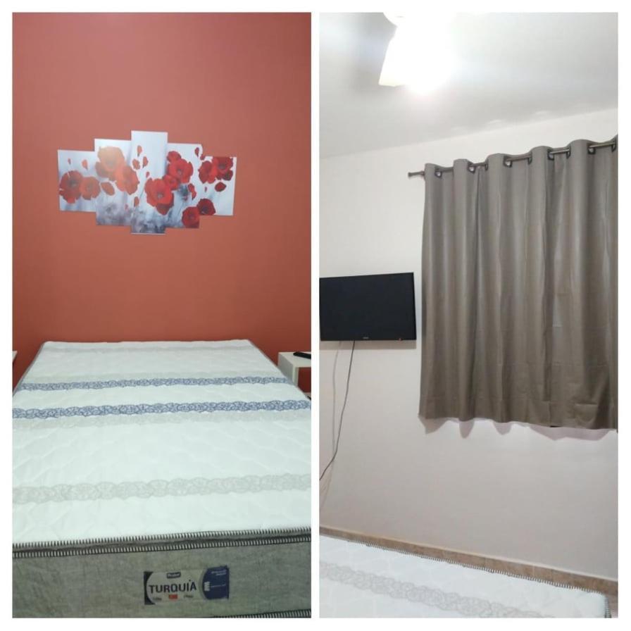 100 Mts Praia Roupa Cama Toalha Banho Wi-Fi Ar Condicionado Portaria 24 Horas ซันโตส ภายนอก รูปภาพ