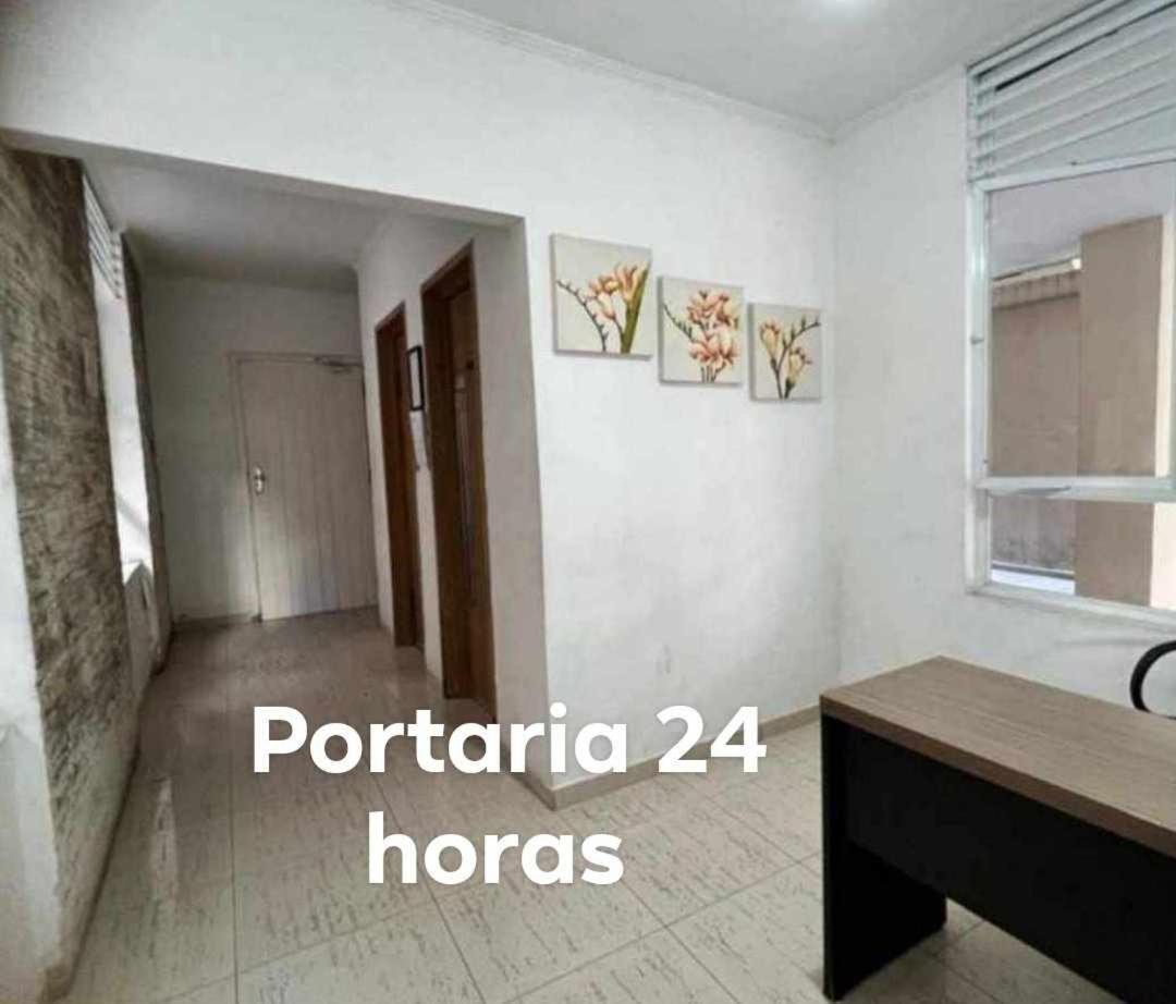 100 Mts Praia Roupa Cama Toalha Banho Wi-Fi Ar Condicionado Portaria 24 Horas ซันโตส ภายนอก รูปภาพ